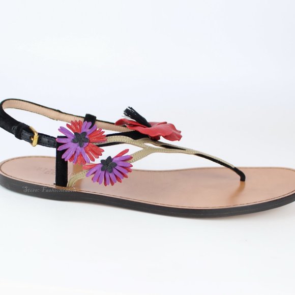 NEW VALENTINO GARAVANI Floral Sandals - Picture 6 of 16